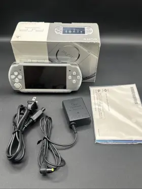 Psp-3000-ms Sony Psp 3000 Mystic Silver Ms Box Console Charger Manual And Japan
