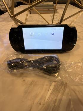 Sony Psp-3010 Black Console #246 No Battery Or Lid Charger Bad Umd As Is