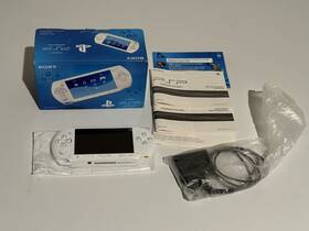 Sony Psp-e1000 Psp Street Playstation Portable White Cib - Us Seller