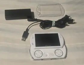 Psp-n1000pw Sony Psp Go Pearl White Handheld System With Pre-installed Games Tested