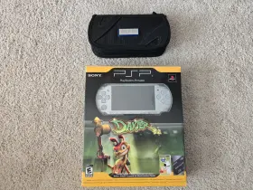 Psp98891 Sony Psp Playstation Portable Silver Limited Edition Daxter Bundle