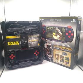 Sony Psp98924 Psp God Of War Ghost Sparta 3001 Console In Original Box Black Red Rare