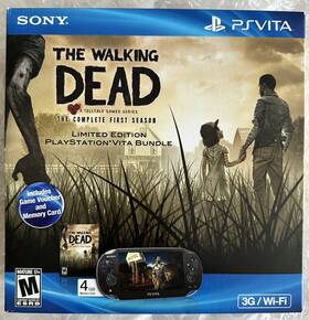 Sony Psvsce22177 Playstation Vita Pch-1101 Aa01 Crystal Black The Walking Dead Bundle Sealed