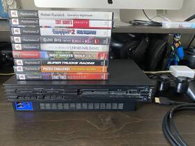 Sony Pt309557106 Playstation 2 Ps2 Fat Console Bundle 9 Games Tested