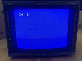 Pvm-14l5 Sony Trinitron Retro Gaming Crt Monitor Very Low Hours Original Owner