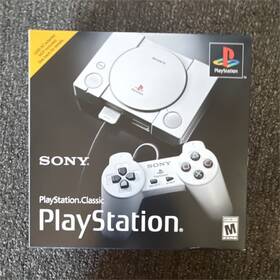 Sony S01-1295040-7 Playstation Classic Microconsole Gray Hdmi With 20 Preloaded Games