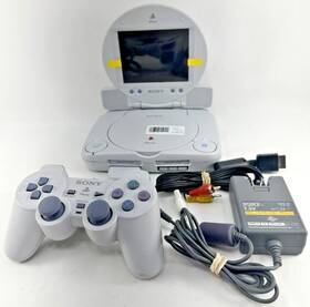 Sony Schp-101 Psone White Console With 5 Inch Lcd Display Scph-101 2000 Tested Works