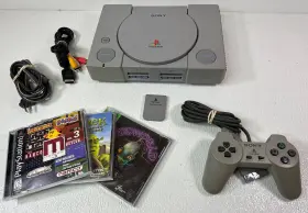 Scph-7501 Sony Schp-7501 Playstation Ps1 Video Game Bundle Console System Tested
