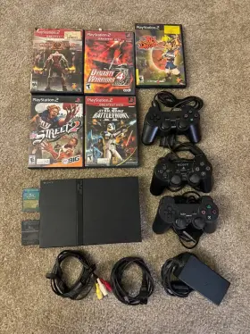 Schp-77001 Sony Playstation 2 Console Games And Controller