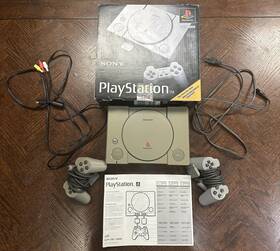 Sony Scph-1001/94000 1995 Playstation 1 Ps1 Us Console Cib With 2 Controllers