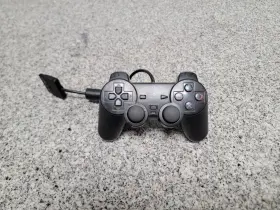 Scph-10010 Sony Playstation Jet Black Wired Analog Controller