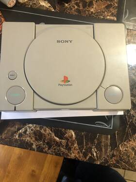 Sony Scph-3000 Playstation 1 Game Console - Gray With Lot