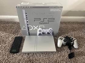 Sony Scph-30000rms Playstation 2 Slim Ps2 Silver