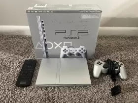 Scph-30000rms Sony Playstation 2 Slim Ps2 Silver Scph-30000rms Sony Playstation 2 Slim Ps2 Silver