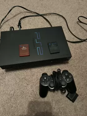 Scph-35001gt Sony Playstation 2 Home Console - Black With 28gb Memory Cards Huge Lot Of Games