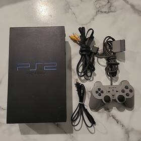 Sony Scph-39000 Playstation 2 Ps2 Midnight Black Console Japan Ntsc-j - Us Seller