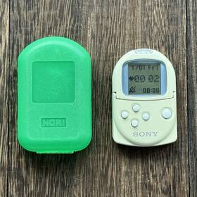 Sony Scph-4000 Playstation White Pocketstation System Green Hori Case Japan