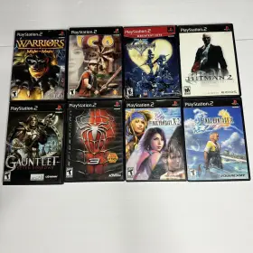Scph-50001 Sony Scph-50001/n Playstation 2 Ps2 Rpg Lot Kingdom Hearts Ico Final Fantasy Gauntlet Spiderman