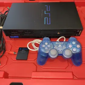 Scph-50004 Sony Playstation 2 Launch Edition Black Console