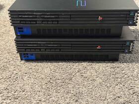 Sony Scph-50010 2 Ps2 Playstation Fat Black Consoles For Parts Only Scph-39001