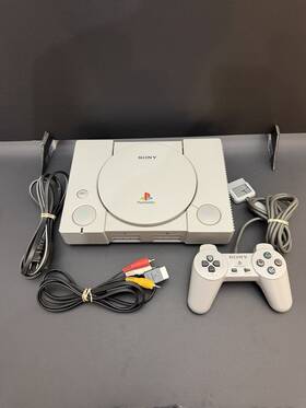 Sony Scph-5501-9001 Playstation 1 Ps1 Original Console System Bundle - Tested And Works