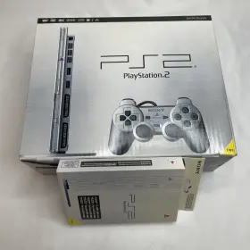 Scph-70003ss Sony Ps2 Slim Satin Silver Playstation 2 Console Scph-70003 Ss Unopened/ Brand New
