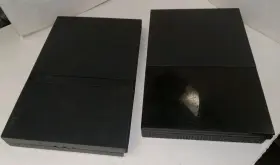 Scph-70004 Sony Lot Of 2 Playstation Ps2 Slim Black Console Only For Parts Or Repair