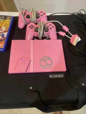 Sony Scph-77000pk Playstation 2 Slim Limited Edition Pink Console