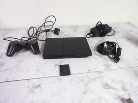 Sony Scph-77001cb Playstation 2 Slim Launch Edition Charcoal Black Console