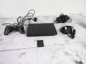 Scph-77001cb Sony Playstation 2 Slim Launch Edition Charcoal Black Console Scph-77001cb Sony Playstation 2 Slim Launch Edition Charcoal Black Console