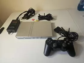 Scph-79001cw Sony Playstation 2 Ps2 Slim Silver Console Bundle Oem Controllers Hdmi Scph-790001 Scph-79001cw Sony Playstation 2 Ps2 Slim Silver Console Bundle Oem Controllers Hdmi Scph-790001