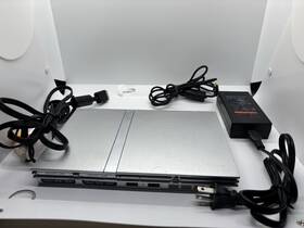 Sony Scph-79001ss Playstation 2 Game Console - Silver Does Not Turn On. Parts
