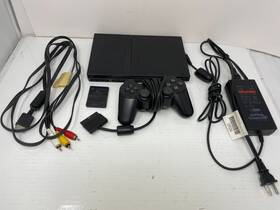 Sony Scph-79012 Playstation 2 Slim Black Console 2007 Bundle