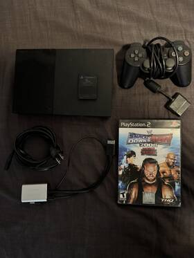 Sony Scph-90000 Playstation 2 With Hdmi Adapter