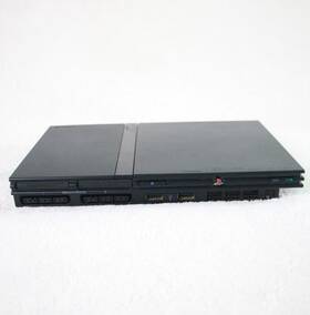 Sony Scph70012 Playstation 2 Slim Line Console - Charcoal Black. Works And Tested