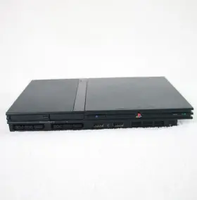 Scph70012 Sony Playstation 2 Slim Line Console - Charcoal Black. Works And Tested