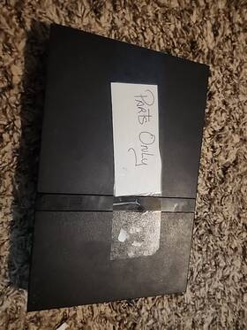 Sony Spch-70012 Playstation 2 Ps2 Slim Scph-75001 Black Console For Parts Or Repair