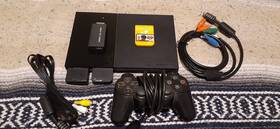 Sony Spch-90001a Playstation 2 Slim Console - Black Fully Tested And Working