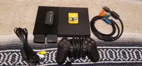 Spch-90001a Sony Playstation 2 Slim Console - Black Fully Tested And Working