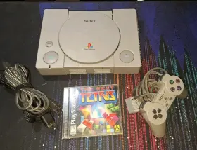 Scph-7001 Sony Spch7001 Playstation 1 Ps1 Carry Bag Controller And The Next Tetris Game