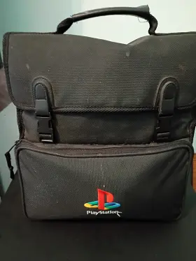 Sps950 Sony Playstation 1 With Travel Bag 10-20 Games Three Controllers 5 Memory Cards