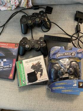 Sony Station2 Platy Controllers And Games