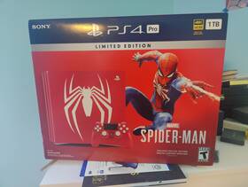 Sony Sv131235 Playstation 4 Pro Console - Limited Edition Amazing Red Marvels Spider Man Bund