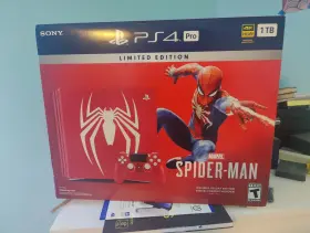 Sv131235 Sony Playstation 4 Pro Console - Limited Edition Amazing Red Marvels Spider Man Bund