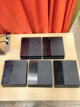 Umu820 Sony Lot Of 5 Black Original Playstation 4 Ps4 500gb Console 1037