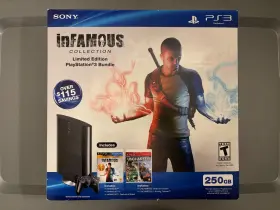 Wep430 Sony Ps3 Super Slim 250 Gb Infamous Collection System Bundle - Sealed