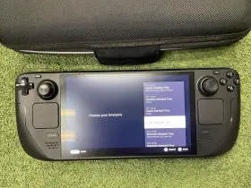Steam 192233013558 Deck 1 Tb Oled - Original Case Charger And 128 Sd Card Included