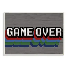 Stupell Industries 049182820396 Phrase Rustic Video Game Text Designed By Daphne Polselli Art 10x15 Wall P