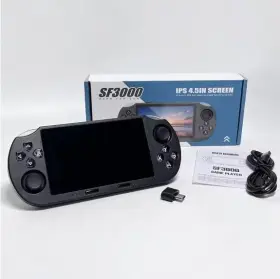 Sf3000 Sup Boom Box Retro Handheld Game Console Machine 4.5-inch Ips Screen Wireless 2k Games