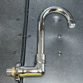 B-0210-132-ws T&s Brass Stainless Steel Single Pantry Swivel Base Faucet Hole Genuine Parts New